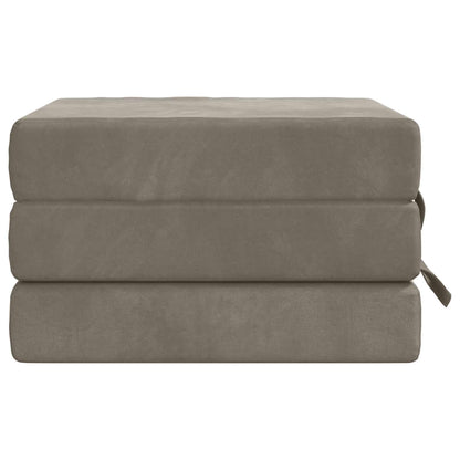 Divano Letto Pieghevole 75 x 63 x 45 cm Grigio Chiaro | homemem39