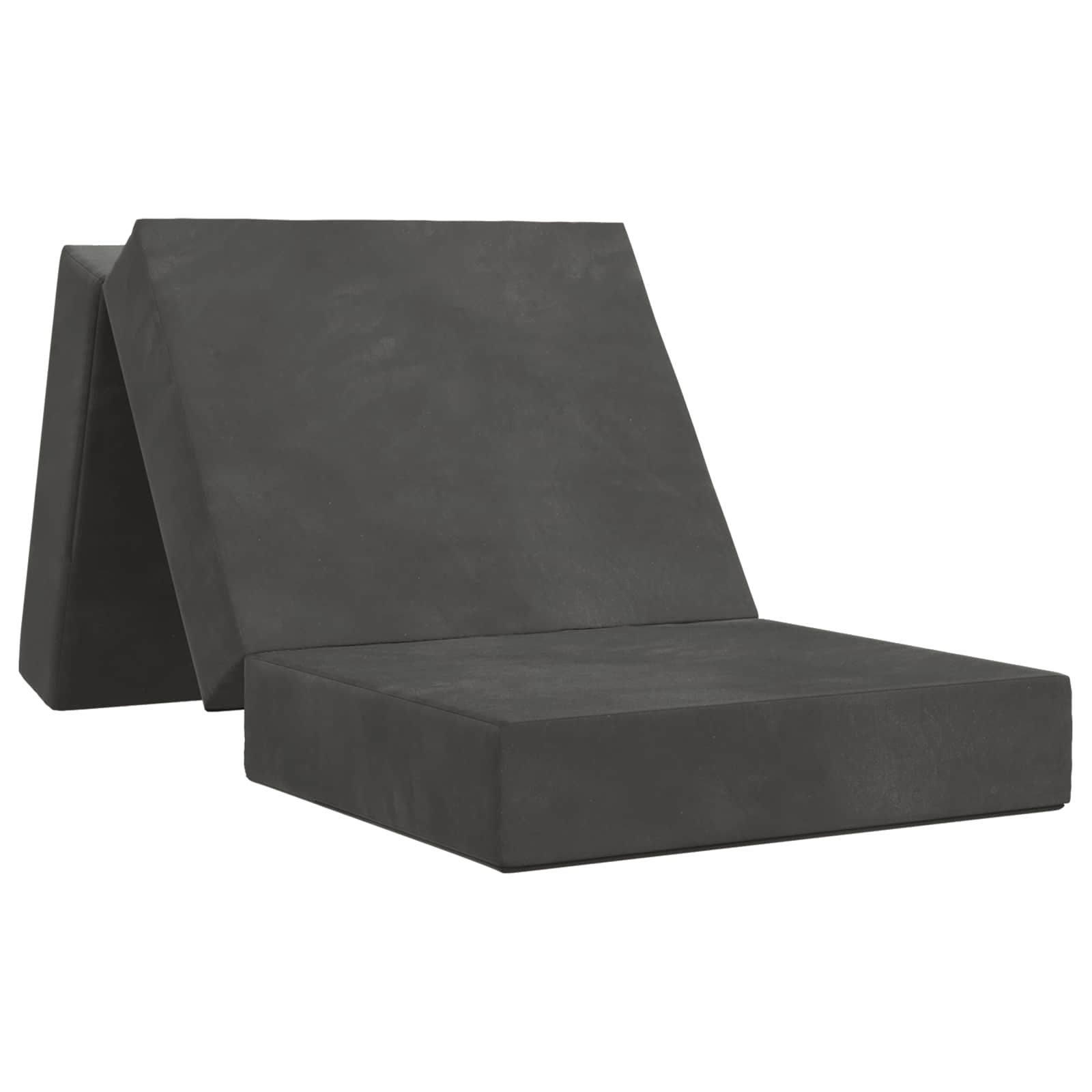 Divano Letto Pieghevole 75 x 63 x 45 cm Grigio Scuro | homemem39