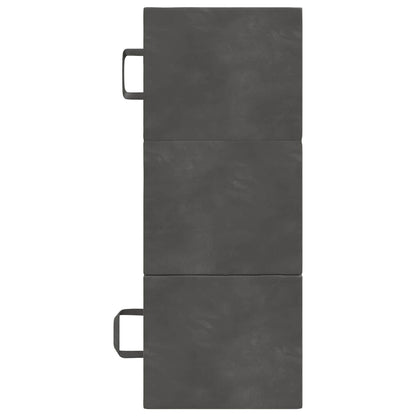Divano Letto Pieghevole 75 x 63 x 45 cm Grigio Scuro | homemem39