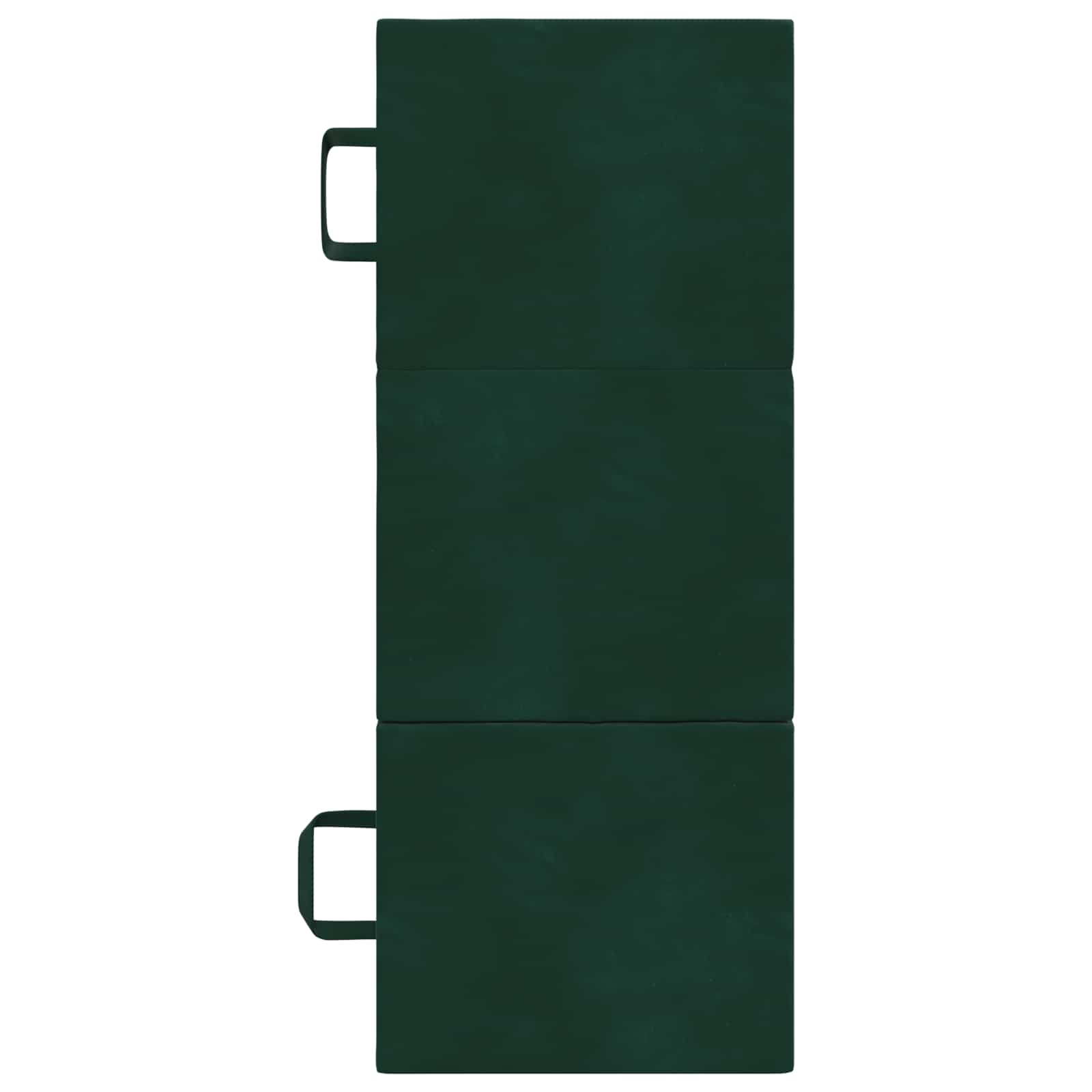 Divano Letto Pieghevole 75 x 63 x 45 cm Verde Scuro | homemem39