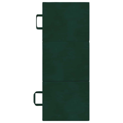 Divano Letto Pieghevole 75 x 63 x 45 cm Verde Scuro | homemem39