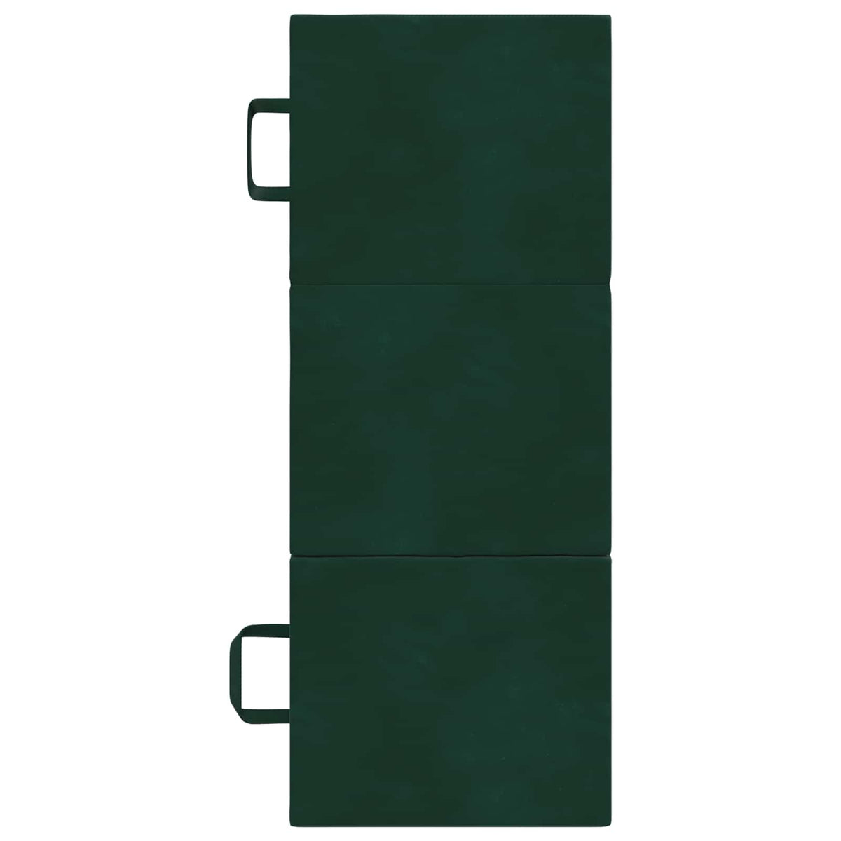 Divano Letto Pieghevole 75 x 63 x 45 cm Verde Scuro