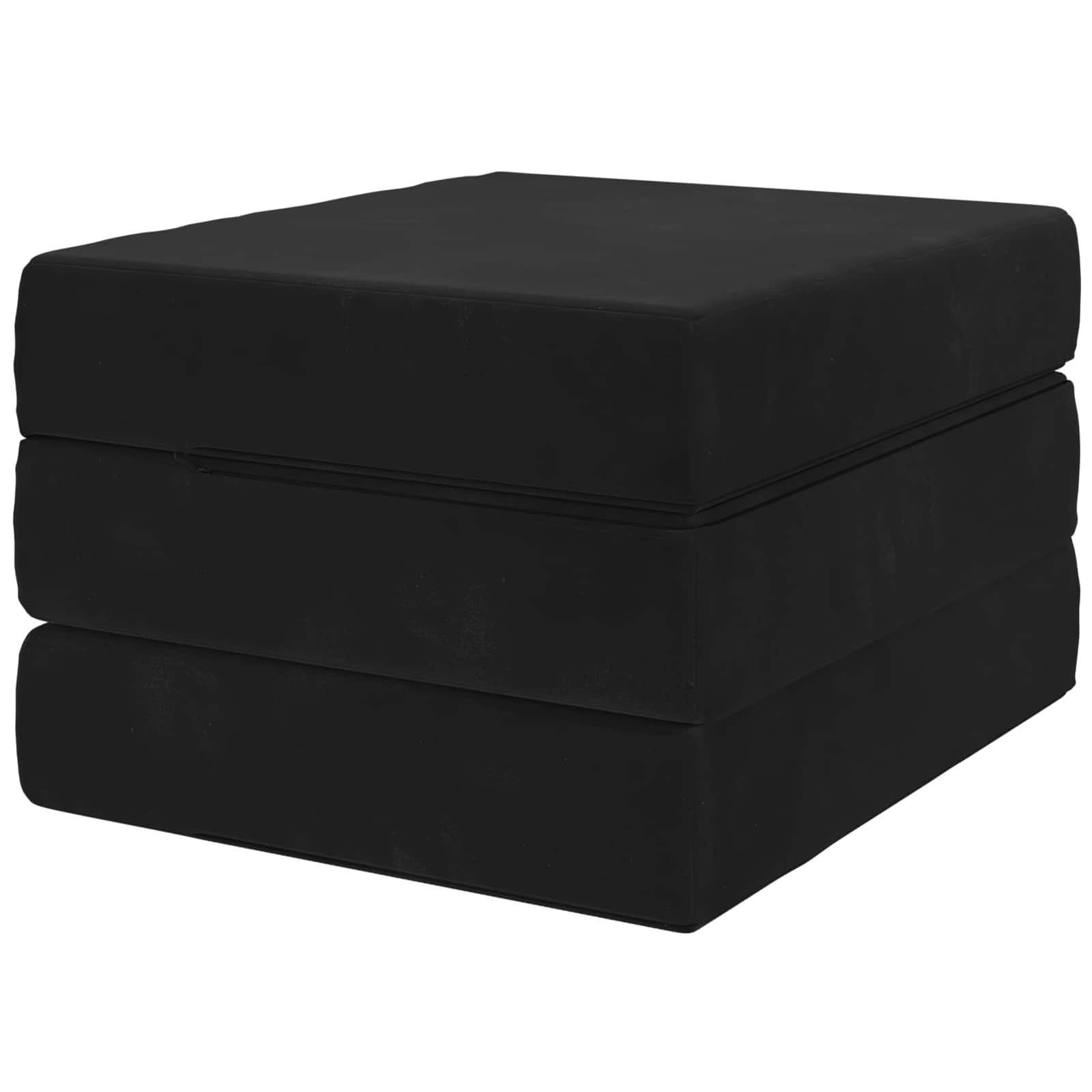 Divano Letto Pieghevole 75 x 63 x 45 cm Nero | homemem39