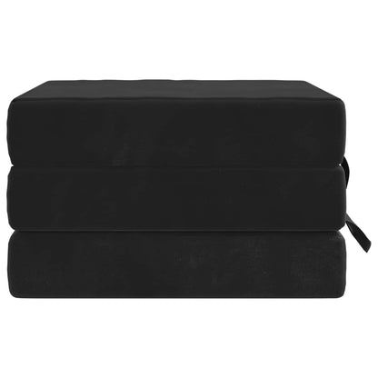 Divano Letto Pieghevole 75 x 63 x 45 cm Nero | homemem39