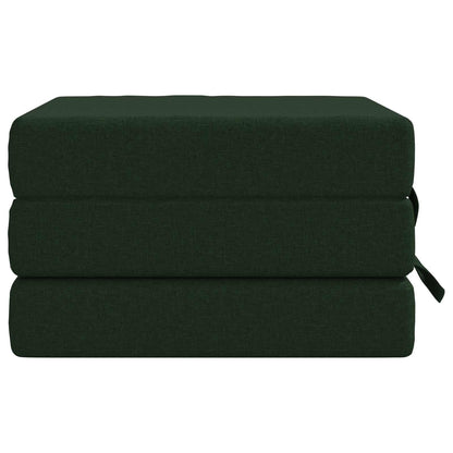 Divano Letto Pieghevole 90 x 63 x 45 cm Verde Scuro | homemem39