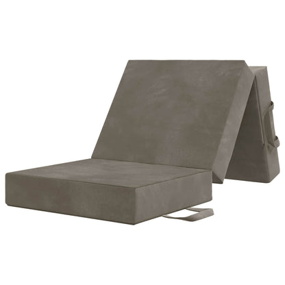 Divano Letto Pieghevole 90 x 63 x 45 cm Grigio Chiaro | homemem39