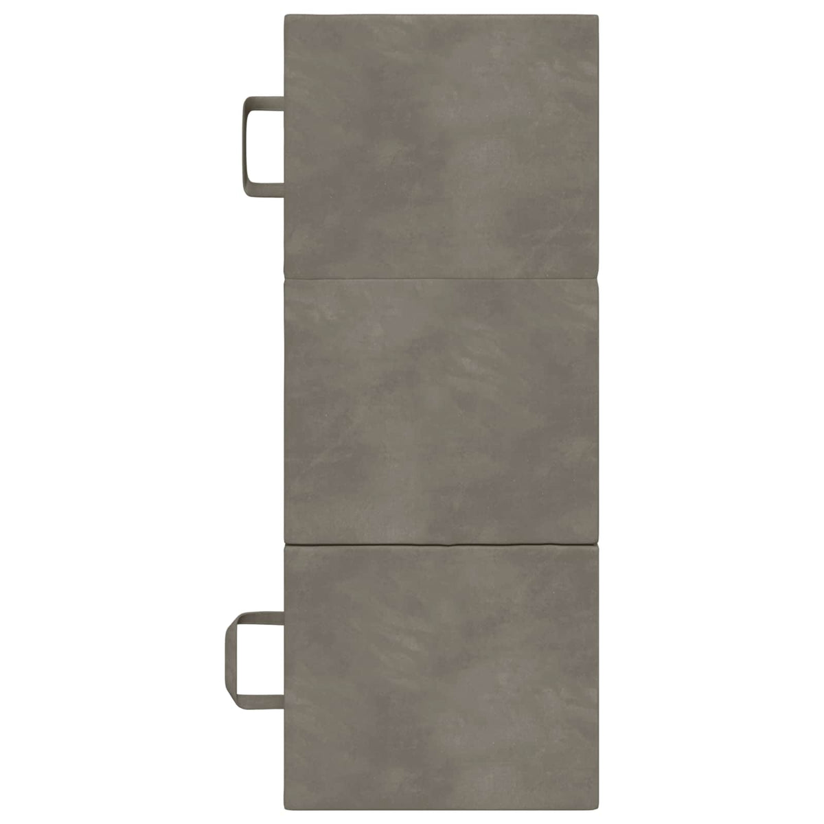 Divano Letto Pieghevole 90 x 63 x 45 cm Grigio Chiaro