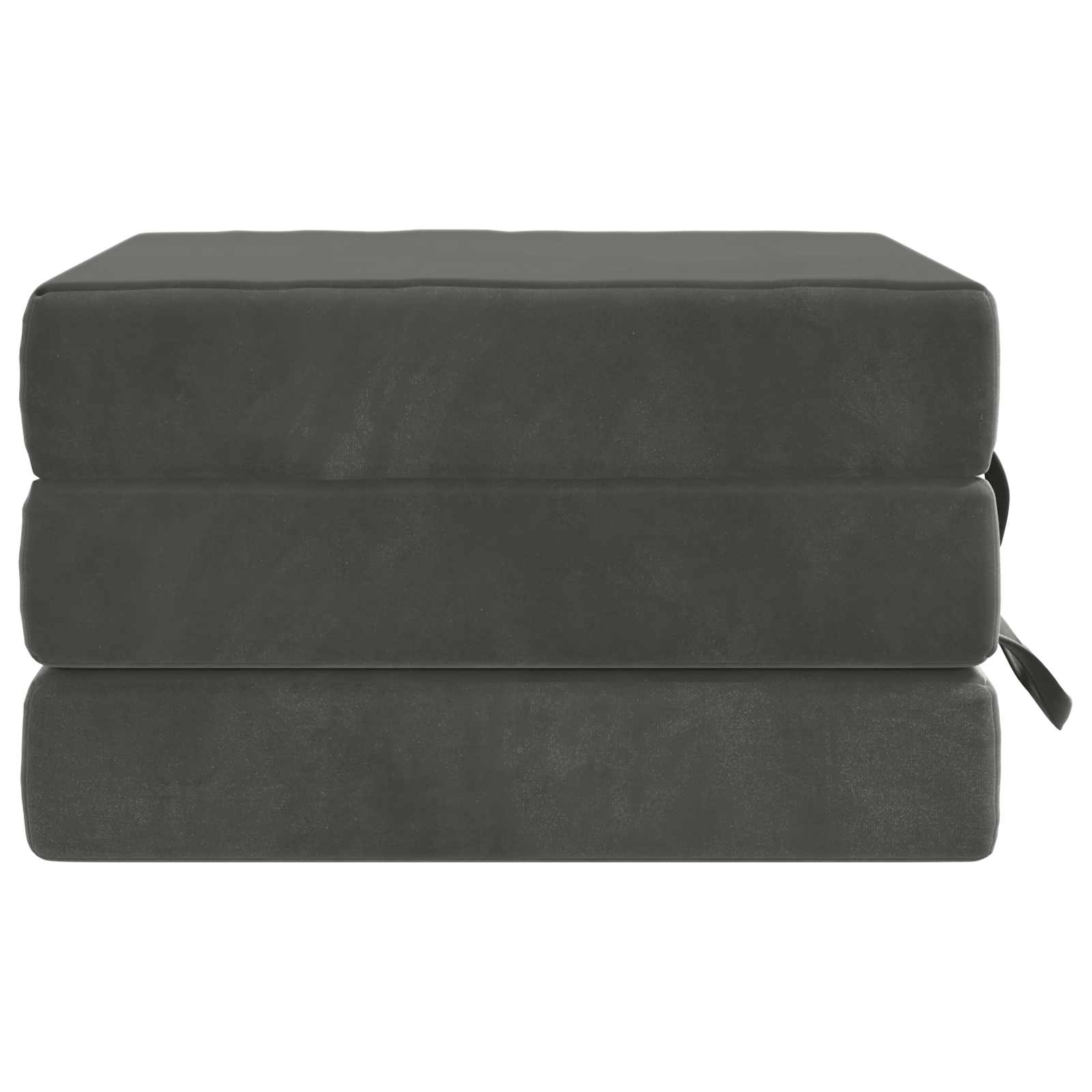 Divano Letto Pieghevole 90 x 63 x 45 cm Grigio Scuro | homemem39