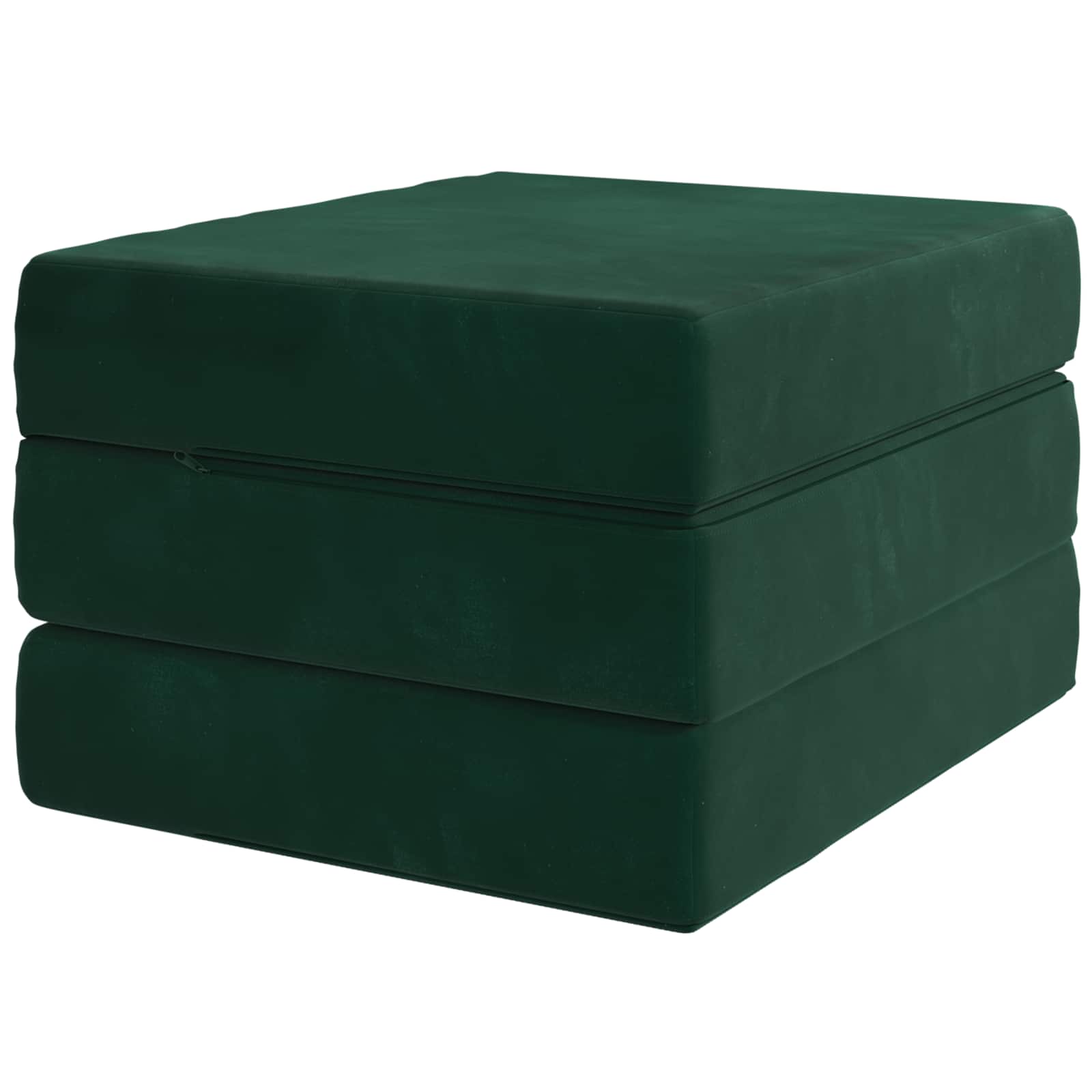 Divano Letto Pieghevole 90 x 63 x 45 cm Verde Scuro | homemem39