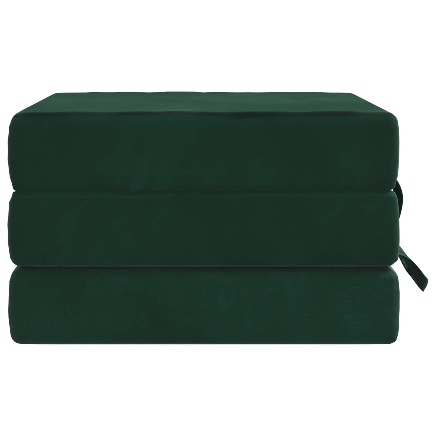 Divano Letto Pieghevole 90 x 63 x 45 cm Verde Scuro | homemem39