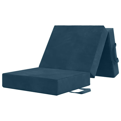 Divano Letto Pieghevole 75 x 67 x 45 cm Blu | homemem39