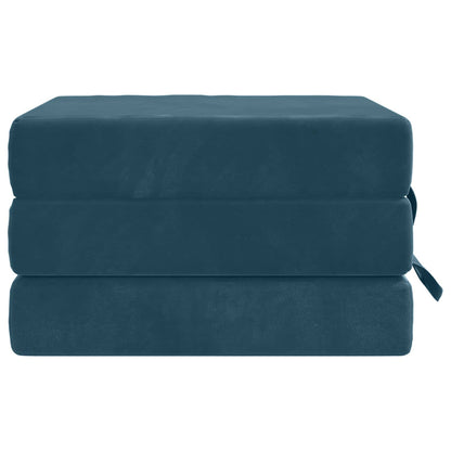 Divano Letto Pieghevole 75 x 67 x 45 cm Blu | homemem39