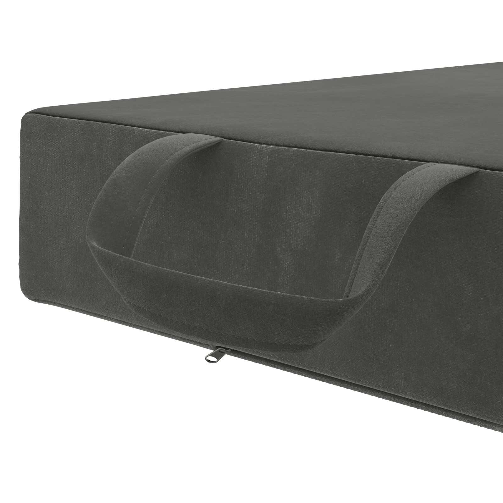 Divano Letto Pieghevole 75 x 67 x 45 cm Grigio Scuro | homemem39