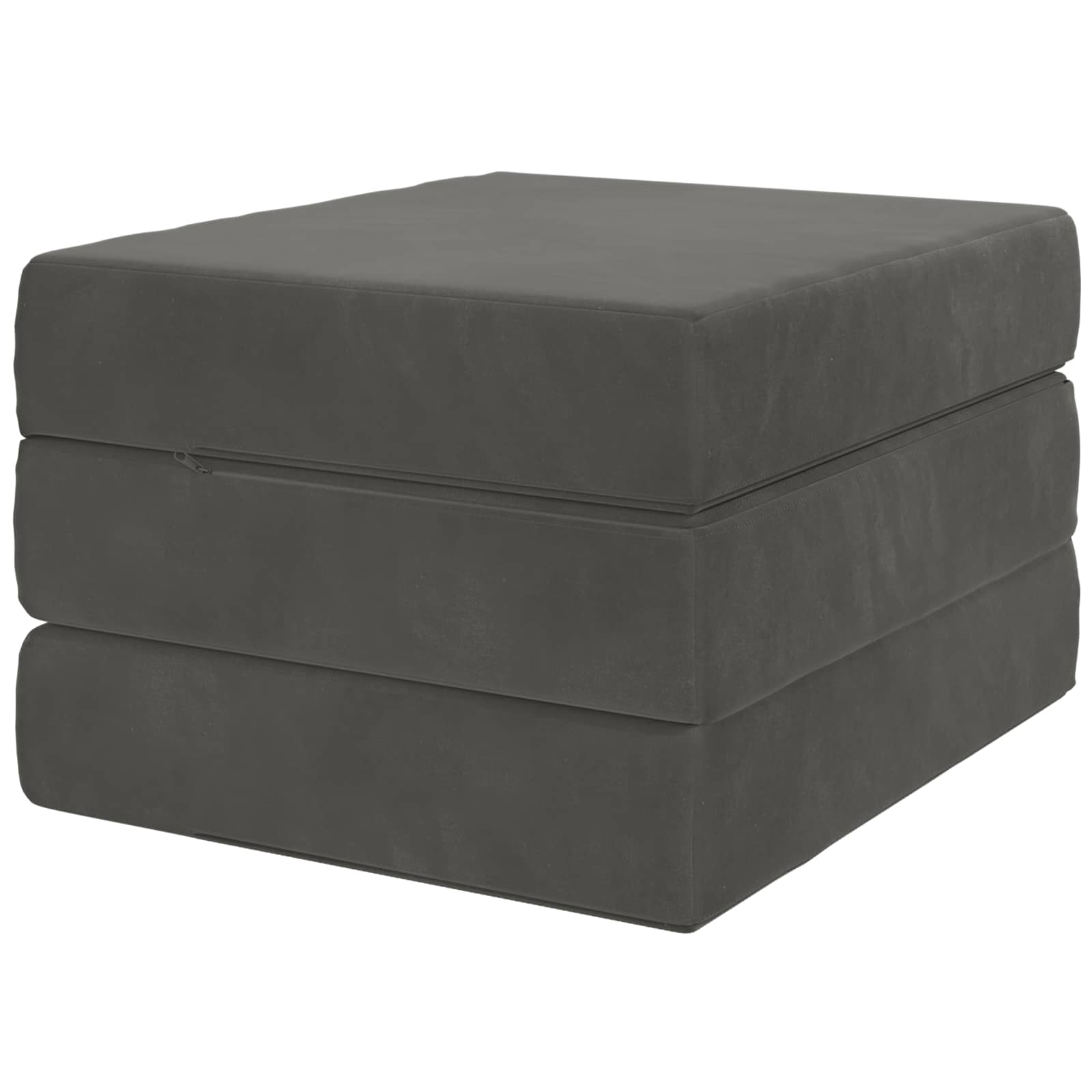 Divano Letto Pieghevole 75 x 67 x 45 cm Grigio Scuro | homemem39