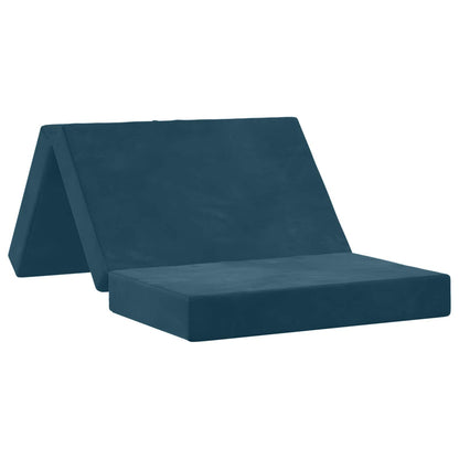 Divano Letto Pieghevole 80 x 67 x 45 cm Blu