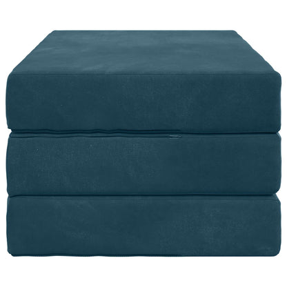 Divano Letto Pieghevole 80 x 67 x 45 cm Blu