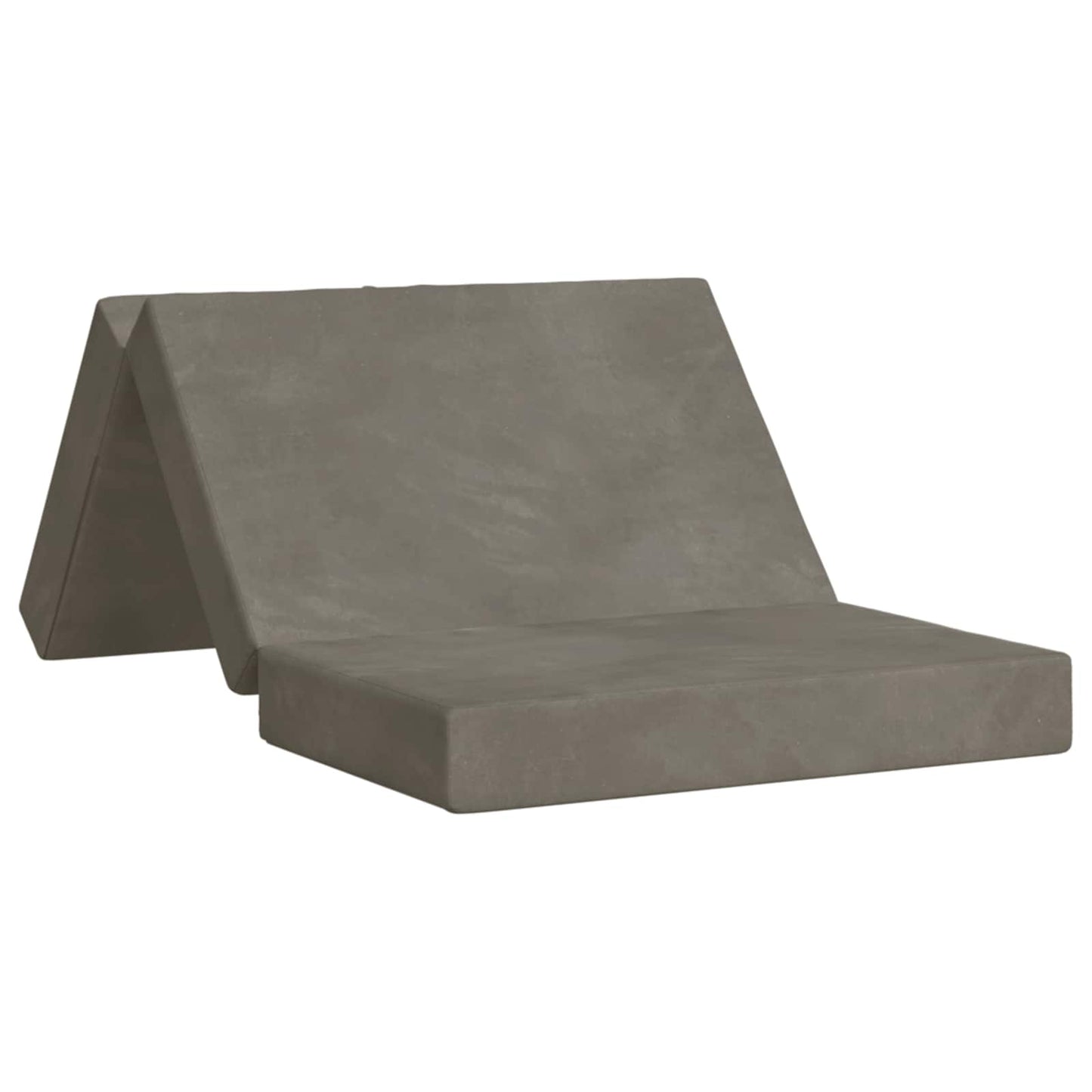 Divano Letto Pieghevole 80 x 67 x 45 cm Grigio Chiaro | homemem39