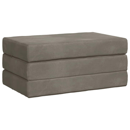 Divano Letto Pieghevole 80 x 67 x 45 cm Grigio Chiaro | homemem39