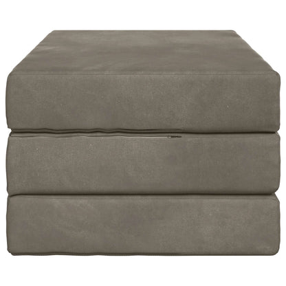 Divano Letto Pieghevole 80 x 67 x 45 cm Grigio Chiaro | homemem39