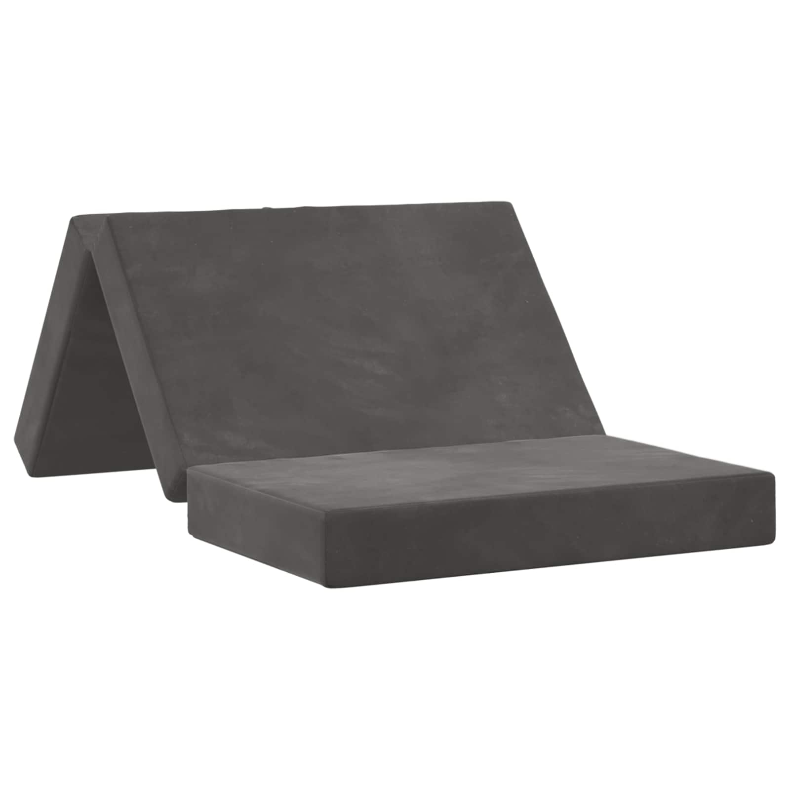 Divano Letto Pieghevole 80 x 67 x 45 cm Grigio Scuro | homemem39