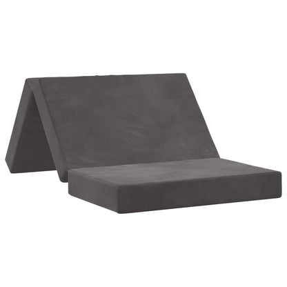Divano Letto Pieghevole 80 x 67 x 45 cm Grigio Scuro | homemem39
