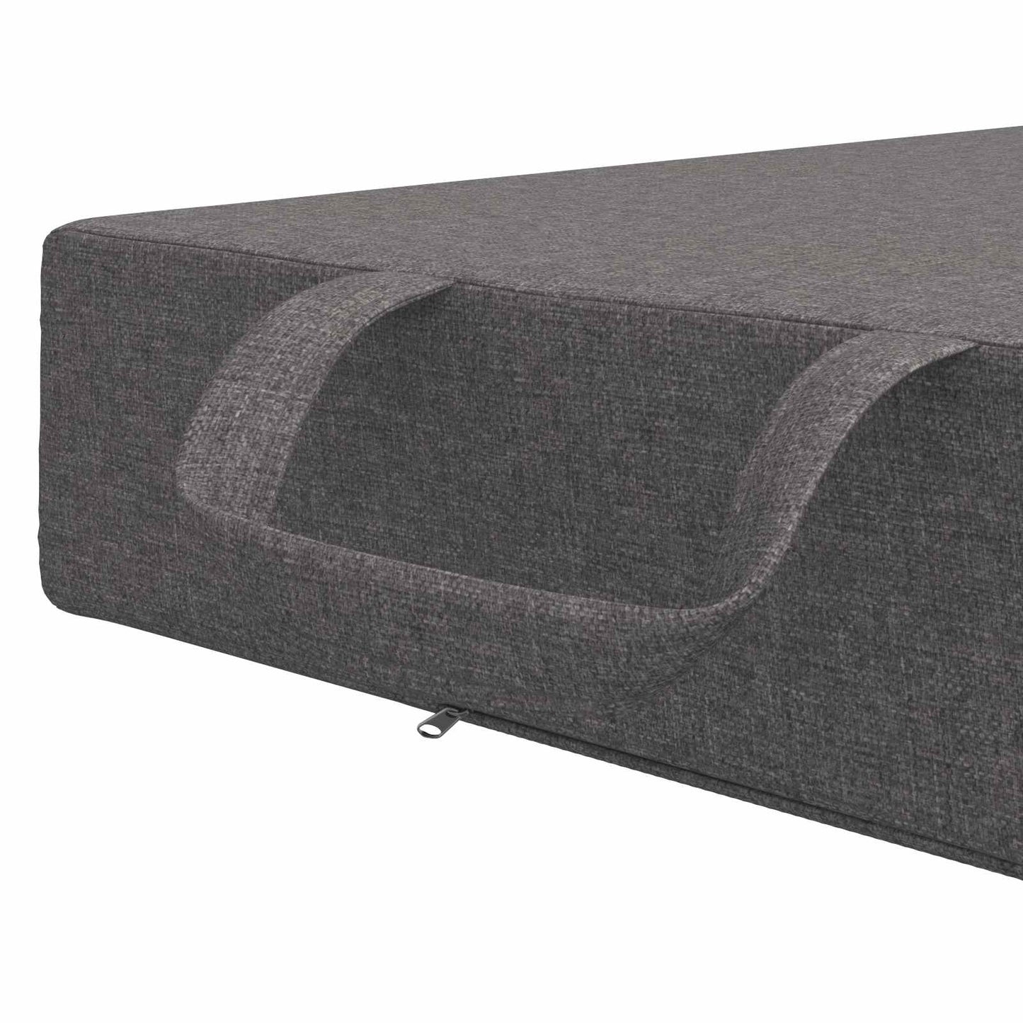 Divano Letto Pieghevole 90 x 67 x 45 cm Grigio Chiaro
