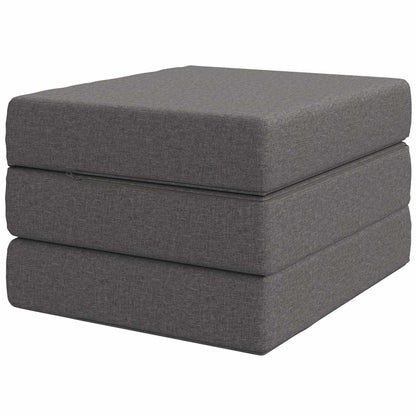 Divano Letto Pieghevole 90 x 67 x 45 cm Grigio Chiaro