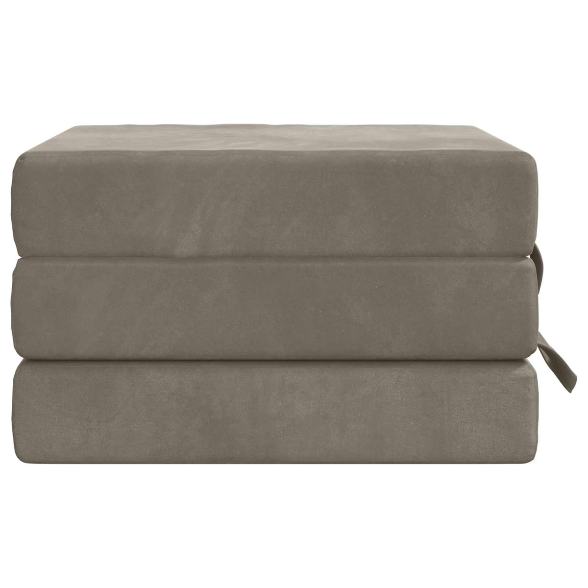 Divano Letto Pieghevole 90 x 67 x 45 cm Grigio Chiaro