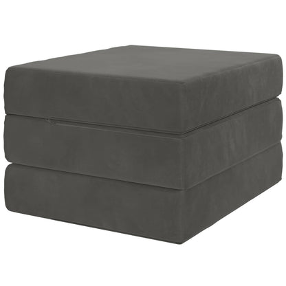 Divano Letto Pieghevole 90 x 67 x 45 cm Grigio Scuro | homemem39