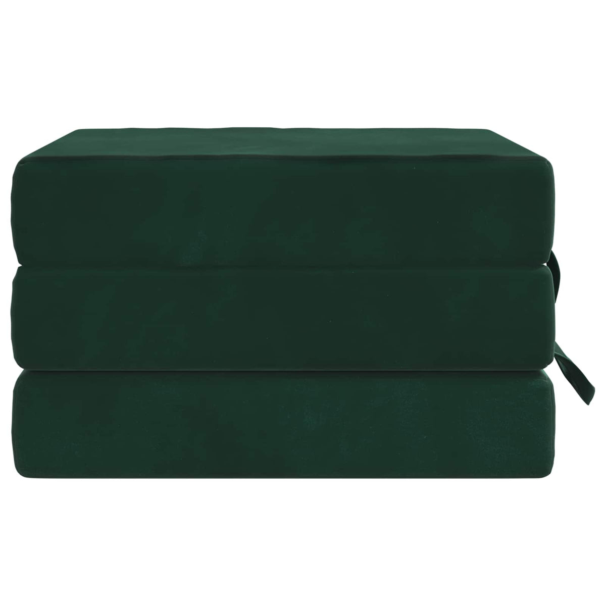 Divano Letto Pieghevole 90 x 67 x 45 cm Verde Scuro
