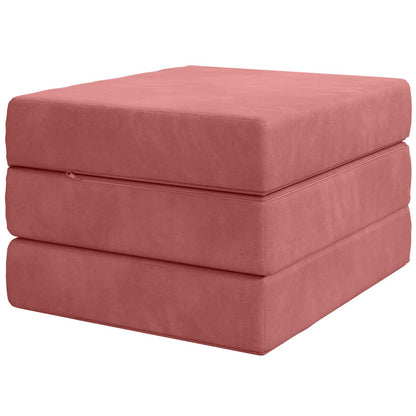 Divano Letto Pieghevole 90 x 67 x 45 cm Rosa | homemem39