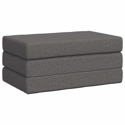 Divano Letto Pieghevole 100 x 67 x 45 cm Grigio Chiaro | homemem39