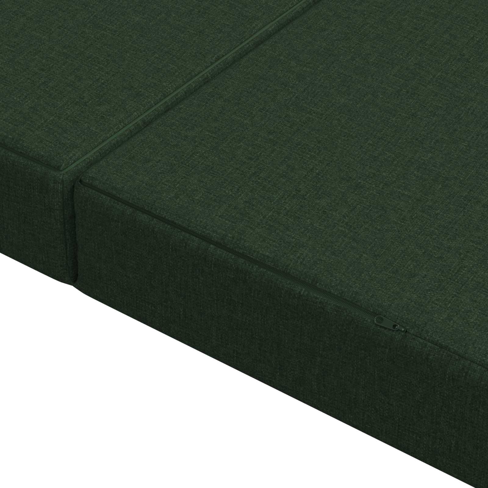 Divano Letto Pieghevole 100 x 67 x 45 cm Verde Scuro | homemem39