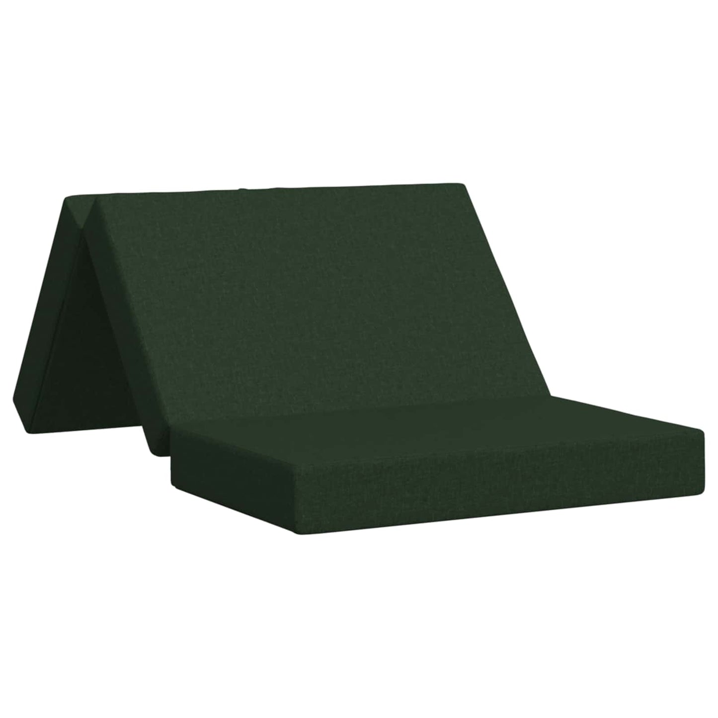 Divano Letto Pieghevole 100 x 67 x 45 cm Verde Scuro | homemem39