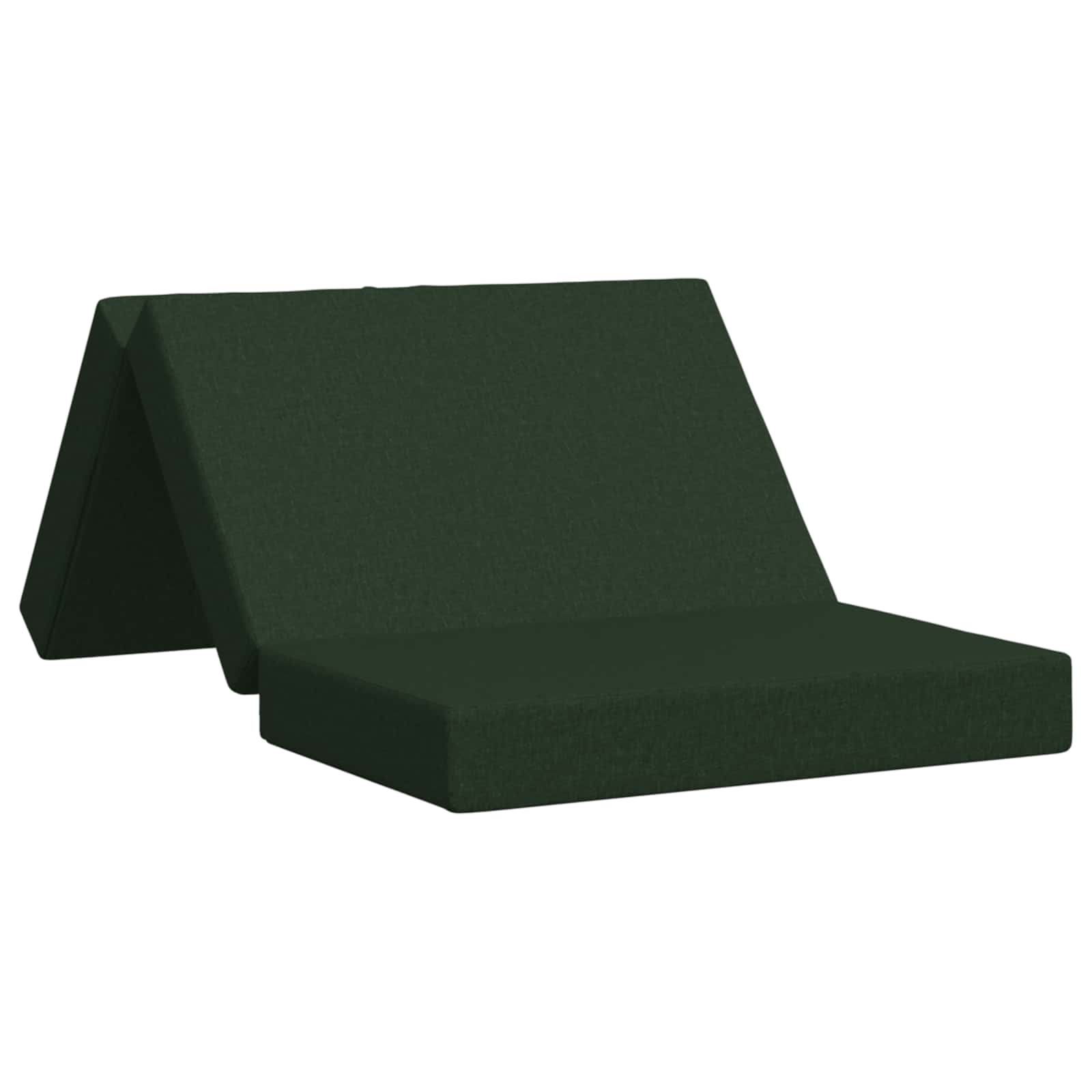 Divano Letto Pieghevole 100 x 67 x 45 cm Verde Scuro | homemem39