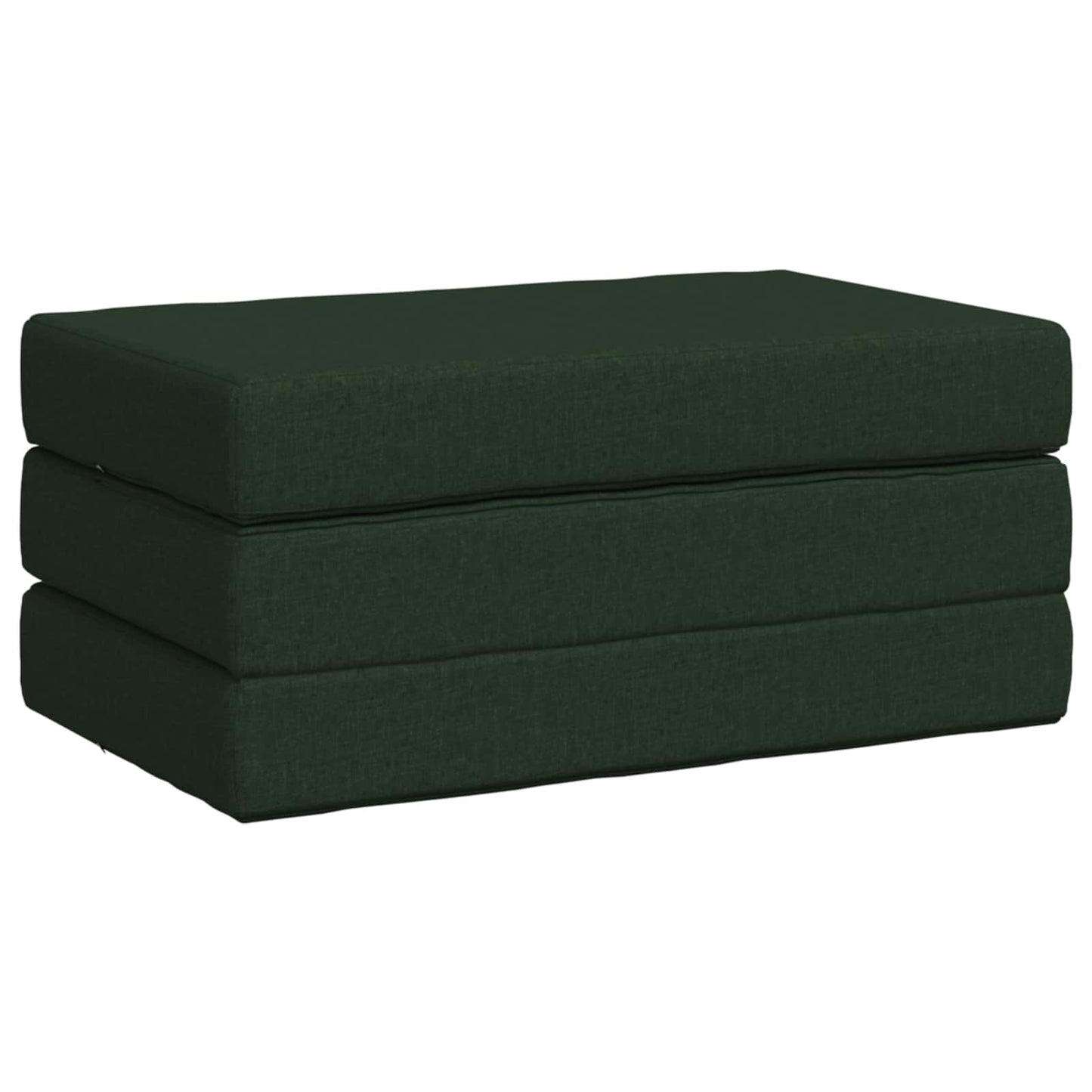 Divano Letto Pieghevole 100 x 67 x 45 cm Verde Scuro | homemem39