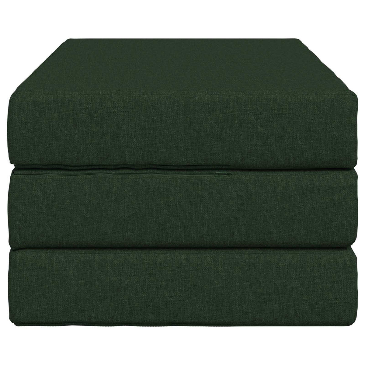 Divano Letto Pieghevole 100 x 67 x 45 cm Verde Scuro