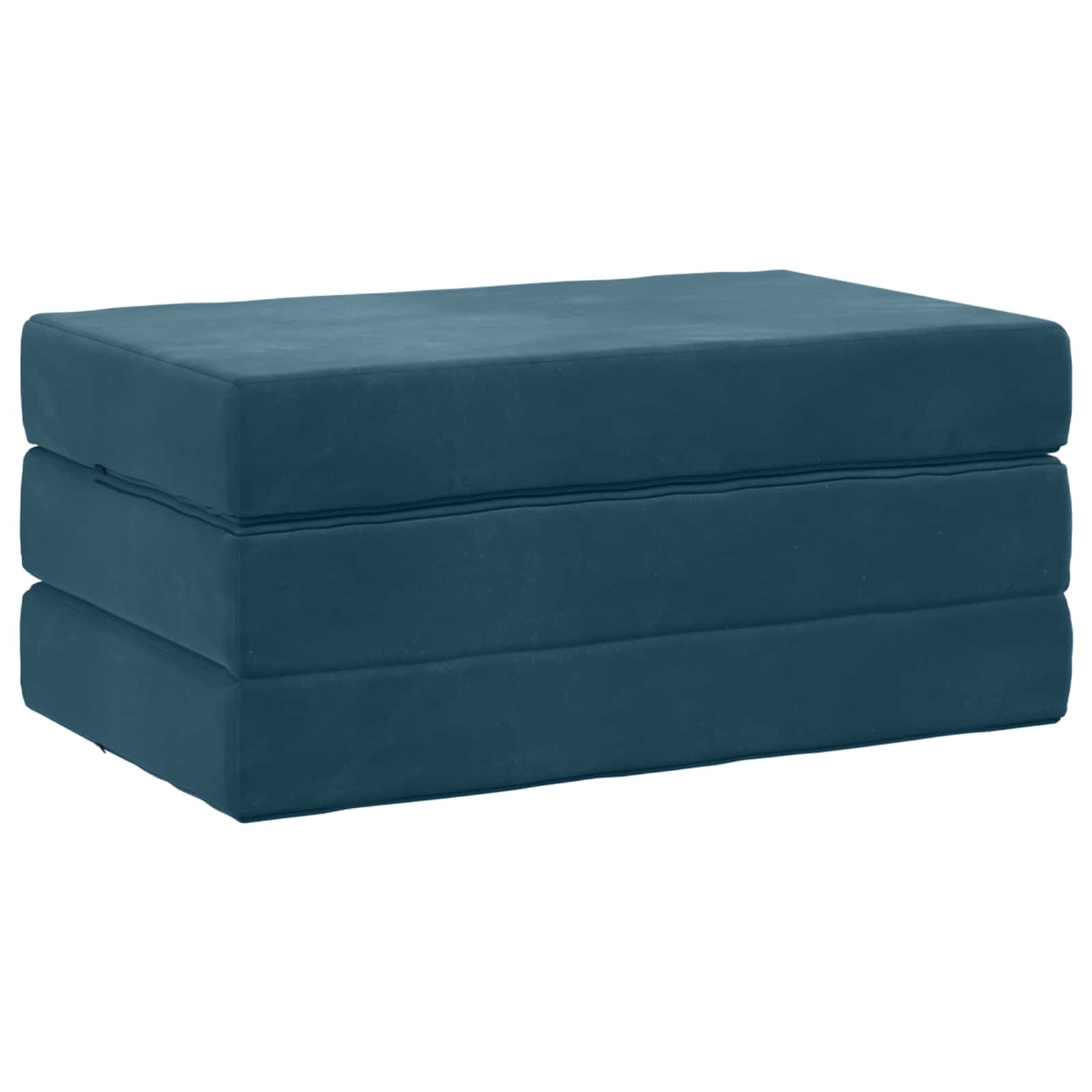 Divano Letto Pieghevole 100 x 67 x 45 cm Blu | homemem39