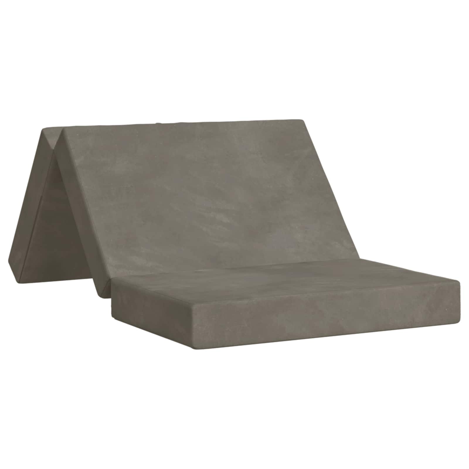 Divano Letto Pieghevole 100 x 67 x 45 cm Grigio Chiaro | homemem39