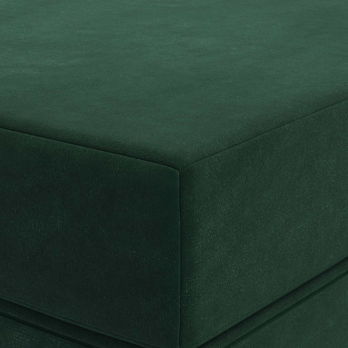 Divano Letto Pieghevole 100 x 67 x 45 cm Verde Scuro | homemem39