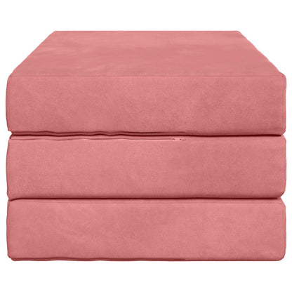 Divano Letto Pieghevole 100 x 67 x 45 cm Rosa | homemem39