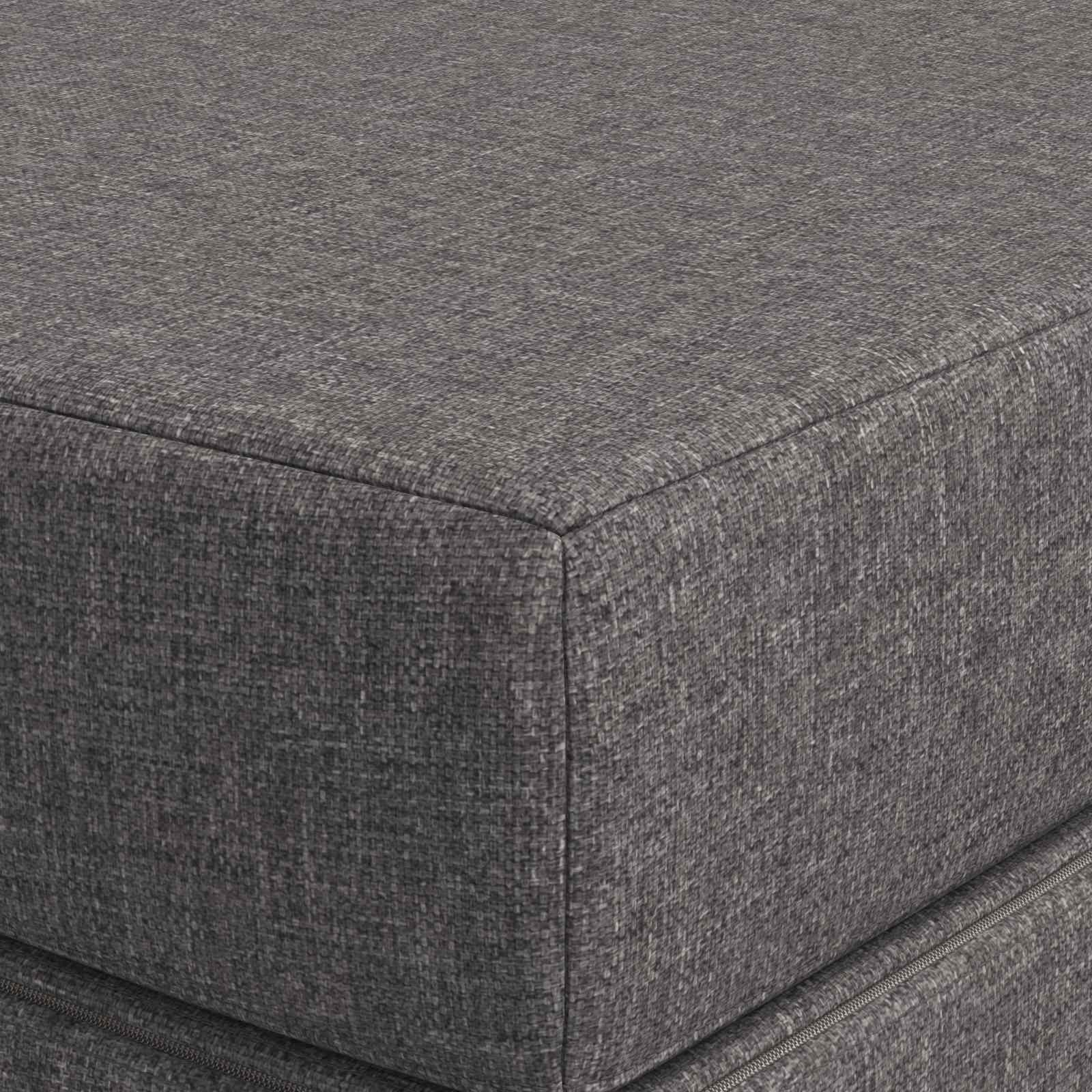 Divano Letto Pieghevole 120 x 67 x 45 cm Grigio Chiaro | homemem39