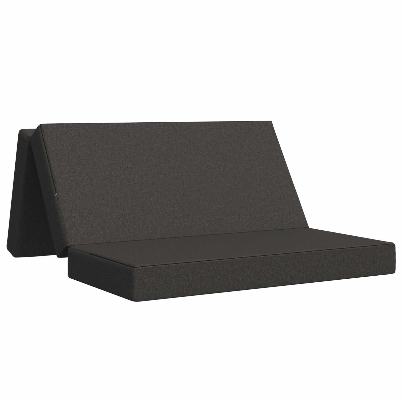 Divano Letto Pieghevole 120 x 67 x 45 cm Grigio Scuro | homemem39
