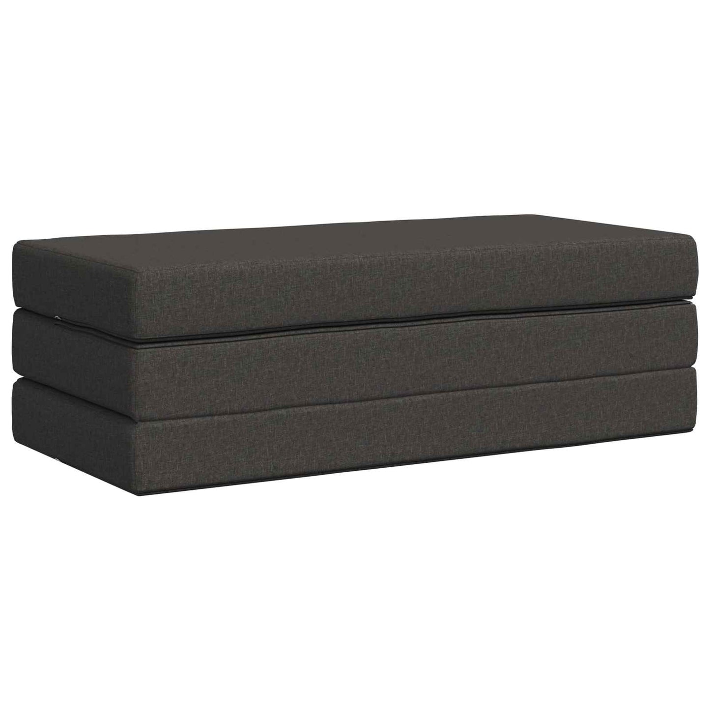Divano Letto Pieghevole 120 x 67 x 45 cm Grigio Scuro | homemem39