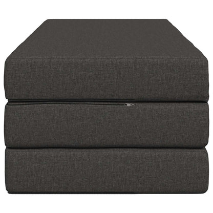 Divano Letto Pieghevole 120 x 67 x 45 cm Grigio Scuro | homemem39