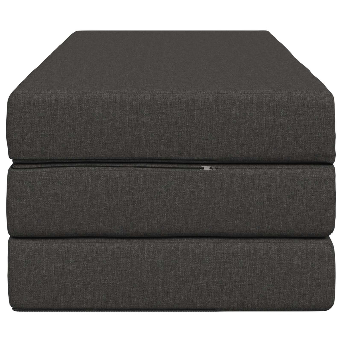 Divano Letto Pieghevole 120 x 67 x 45 cm Grigio Scuro