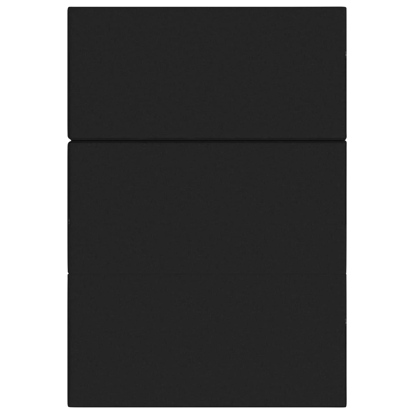 Divano Letto Pieghevole 120 x 67 x 45 cm Nero | homemem39