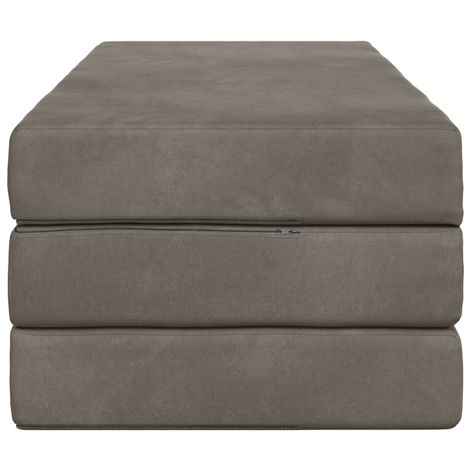 Divano Letto Pieghevole 120 x 67 x 45 cm Grigio Chiaro | homemem39