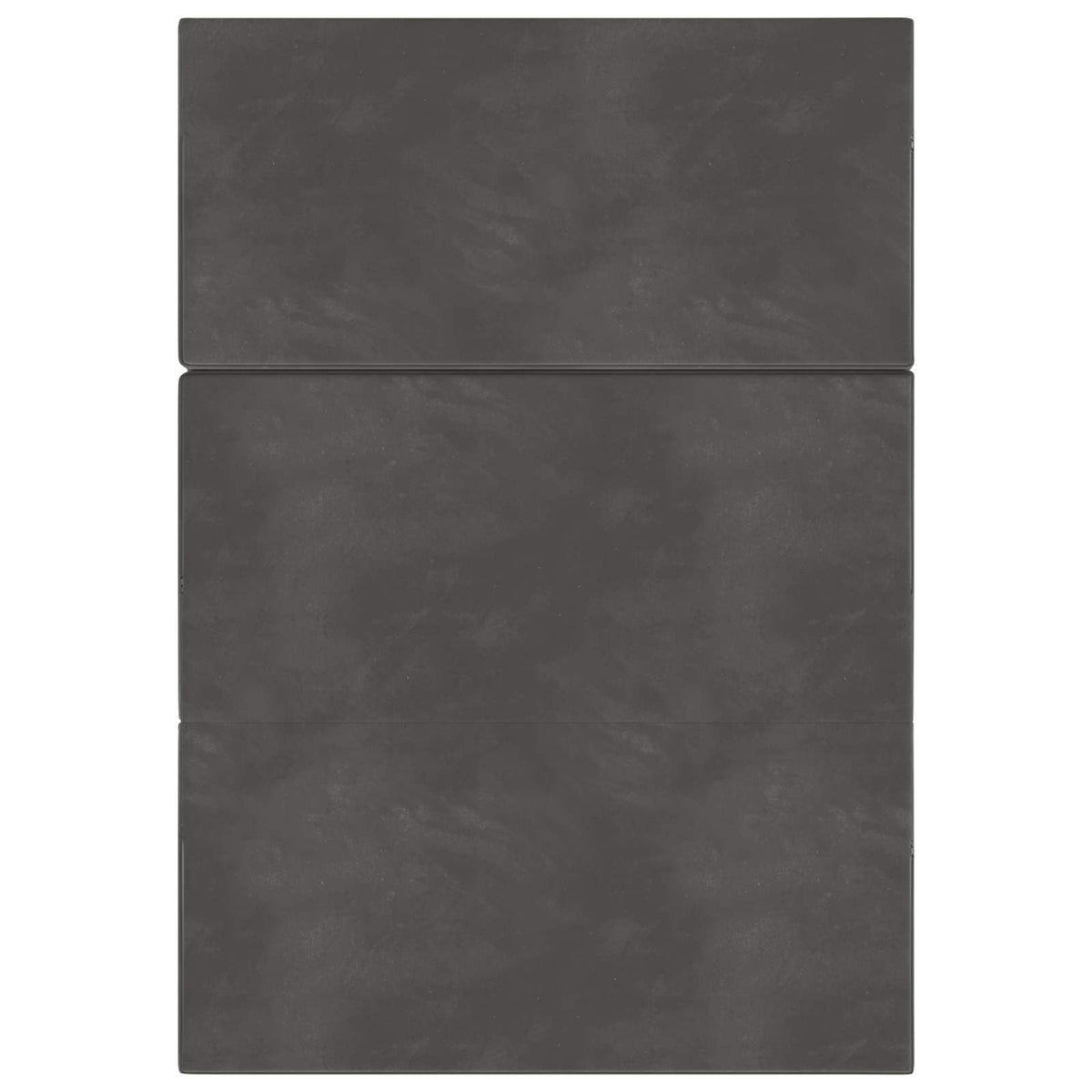 Divano Letto Pieghevole 120 x 67 x 45 cm Grigio Scuro
