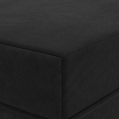 Divano Letto Pieghevole 120 x 67 x 45 cm Nero | homemem39